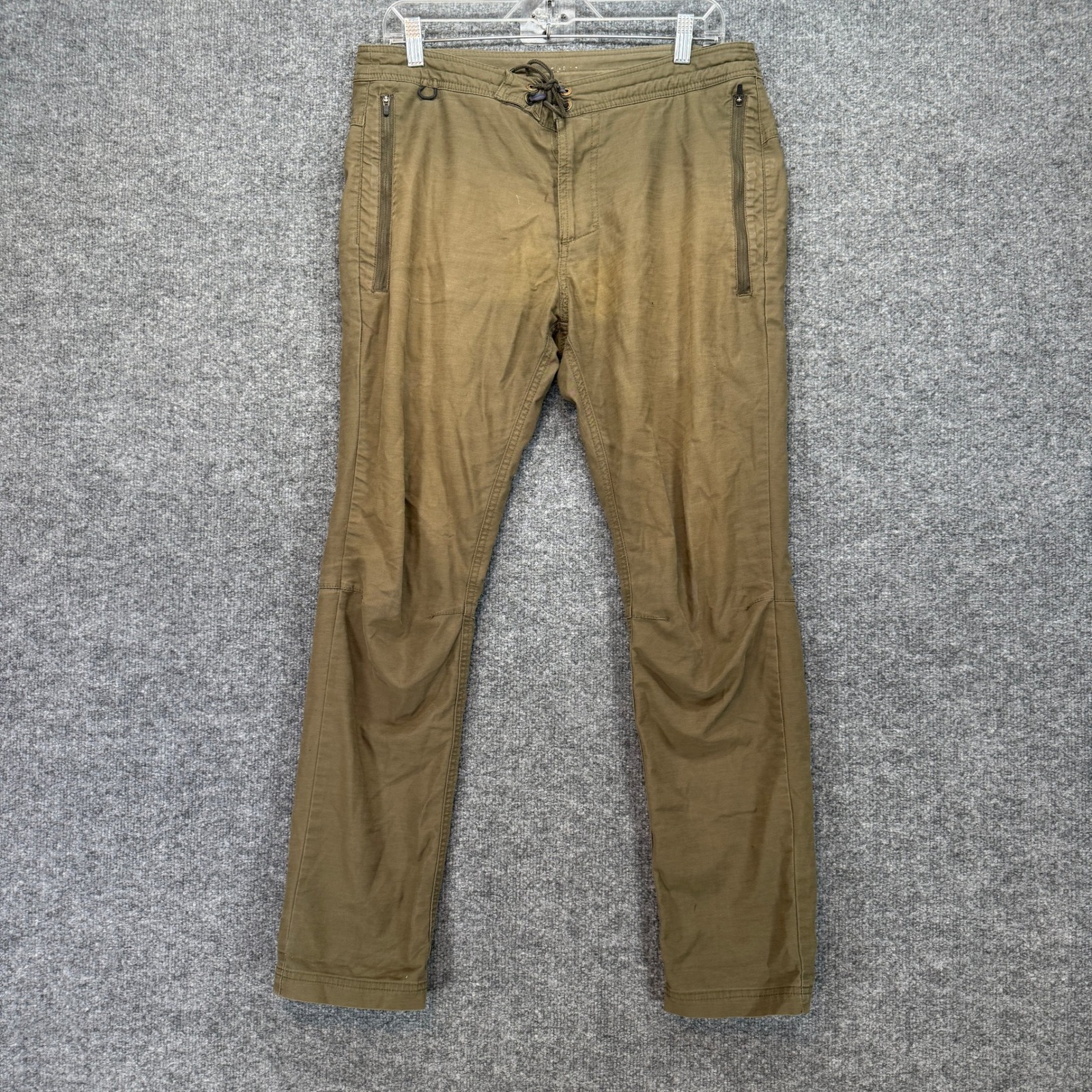 Roark Revival 2.0 Pants Mens 32 Green Articulated Knee Hiking Utility Outdoor